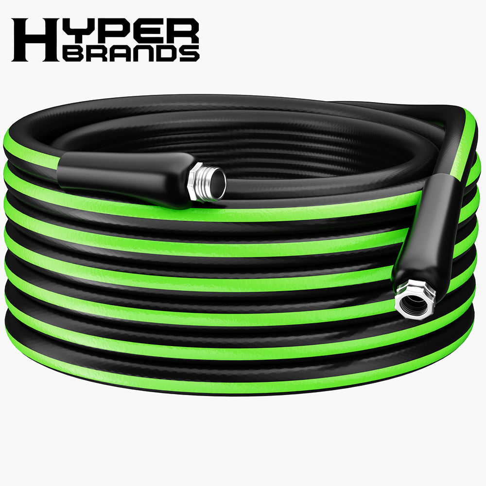 HyperHose Factory High Pressure PVC Garden Hose Flexible 5/8" Inner Diameter 25FT-100FT for Gardens CNS Standard