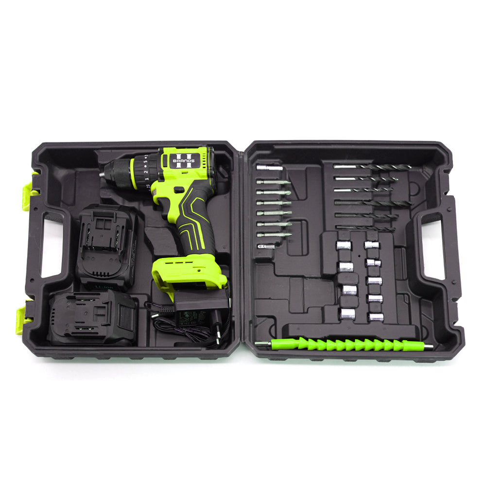 HyperTool 2026 NEW Power Tool Electric Drill for Household Use Battery Brushless Cordless Power Drill and Hammer Drill (FH-7118S)