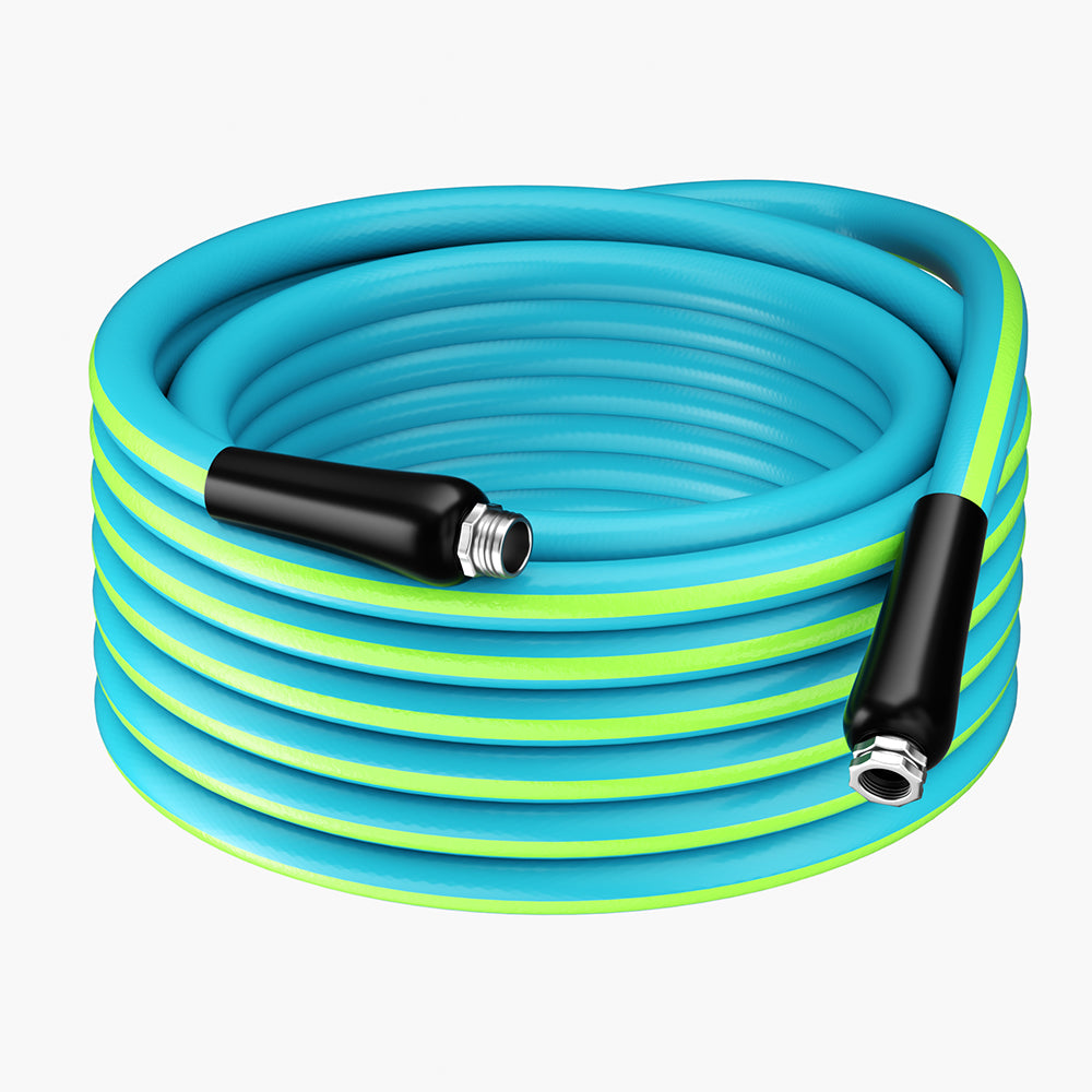 HyperHose Factory 25FT High Quality PVC and Rubber Garden Hose Hot Sale 3 -Layer PVC Hose Irrigation Water Hose for Garden