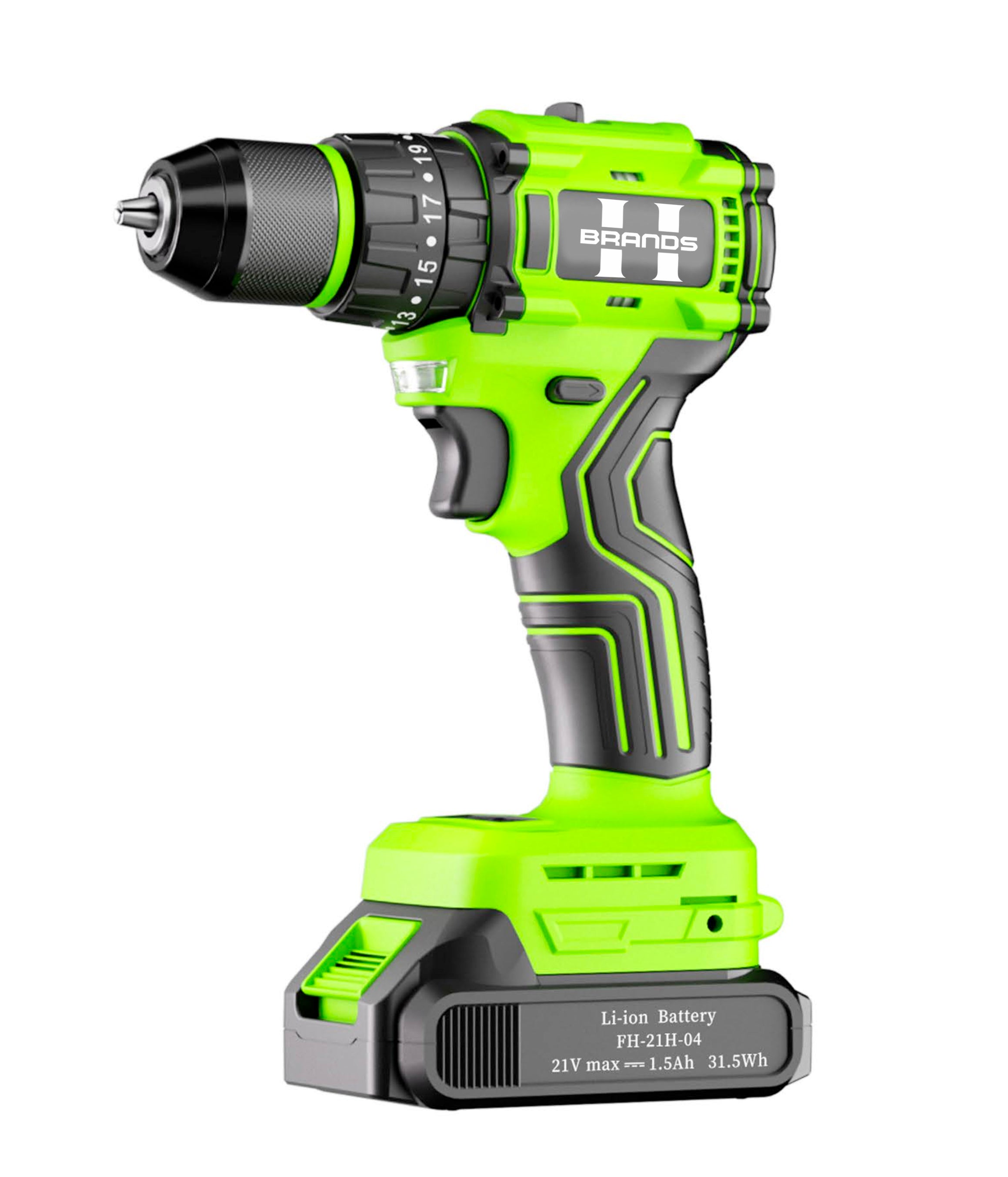 HyperTool 2026 NEW Power Tool Electric Drill for Household Use Battery Brushless Cordless Power Drill and Hammer Drill (FH-7118S)