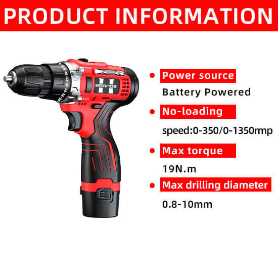HyperTool Home Improvement and DIY Projects 12V Cordless Drill 28 Sets with Versatile Drill Kits and Essential Tools (FH-28SETS-1)