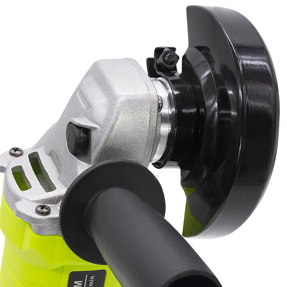 HyperTool Cordless Angle Grinder 21V Power Grinder 2 .0Ah Li-ion Battery Brushless Motor 4-1/2'' Blade for Metal Wood (FH-6521JM)